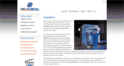 Desktop Screenshot of celikmetal.com.tr